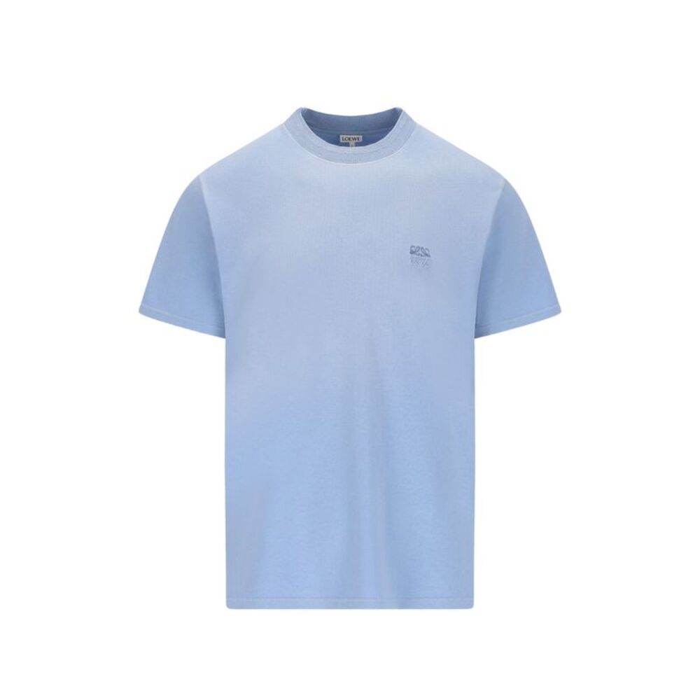 Loewe Men Anagram Cotton T-Shirt